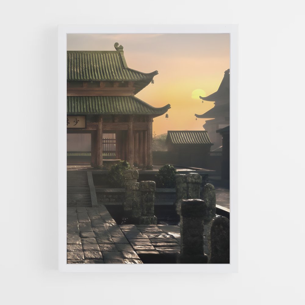 Poster Éclat de Shaolin – affiche Kung Fu (vue 3)